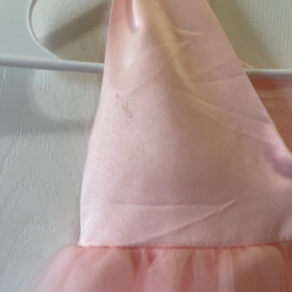 Elegant Pink and Gold Kids Dress - Picture 5 of 6